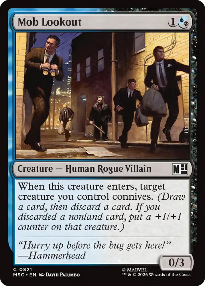 Mob Lookout 821 (Commander: Marvel Super Heroes)  - Foil | Good Games Modbury