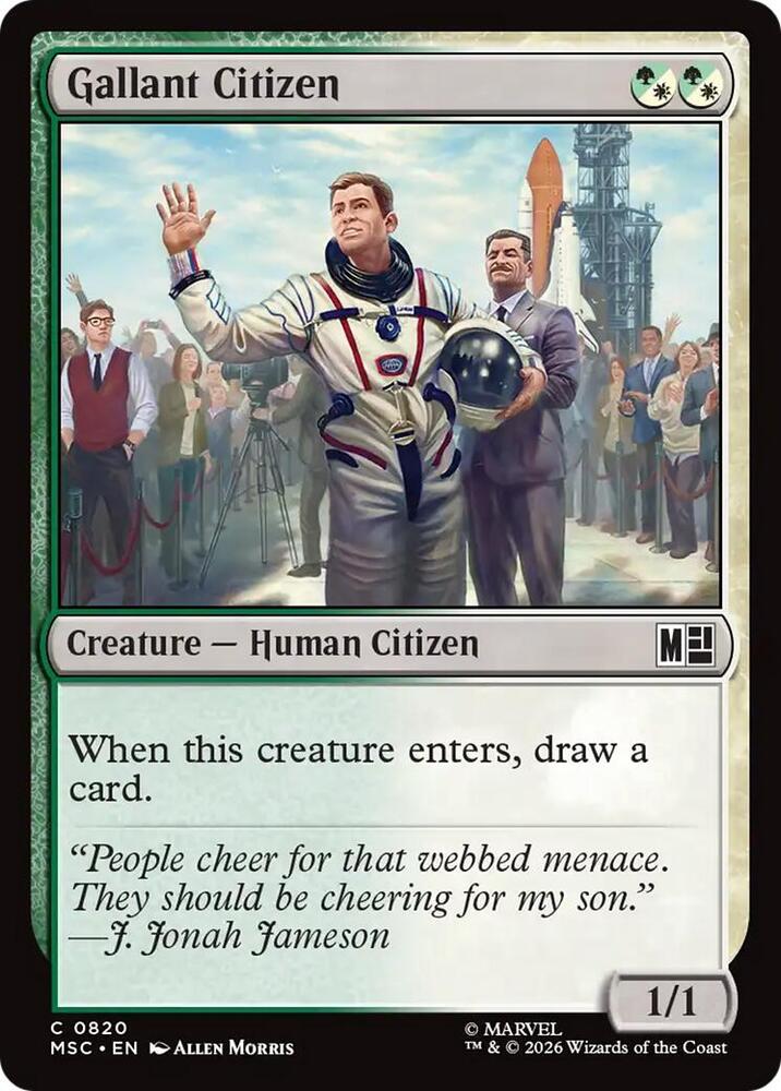 Gallant Citizen 820 (Commander: Marvel Super Heroes)  | Good Games Modbury