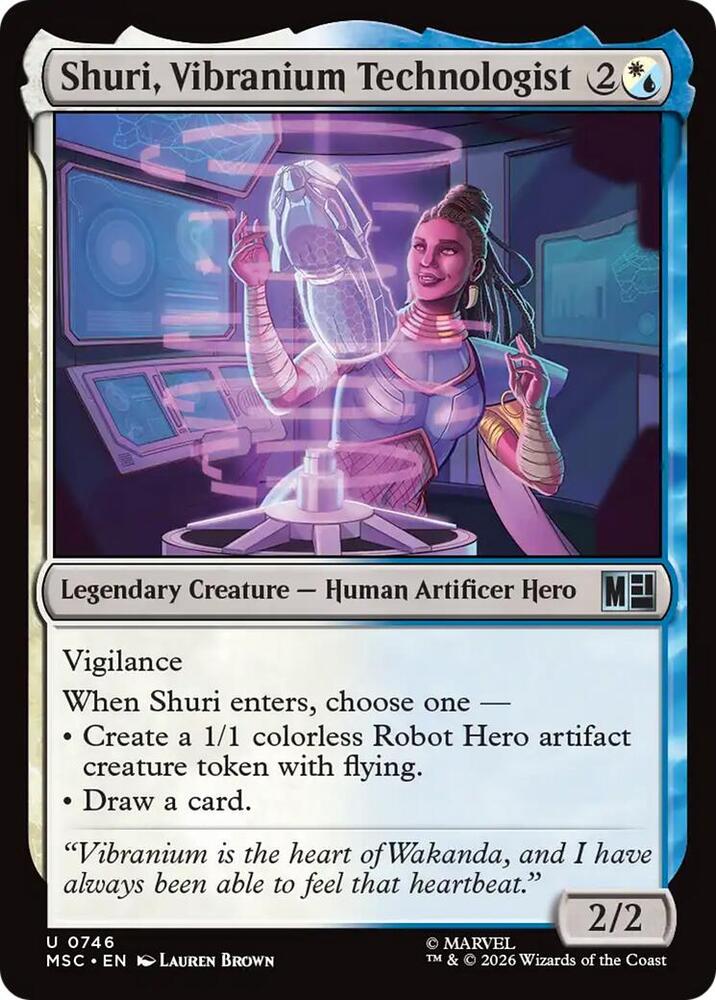 Shuri, Vibranium Technologist 746 (Commander: Marvel Super Heroes)  | Good Games Modbury