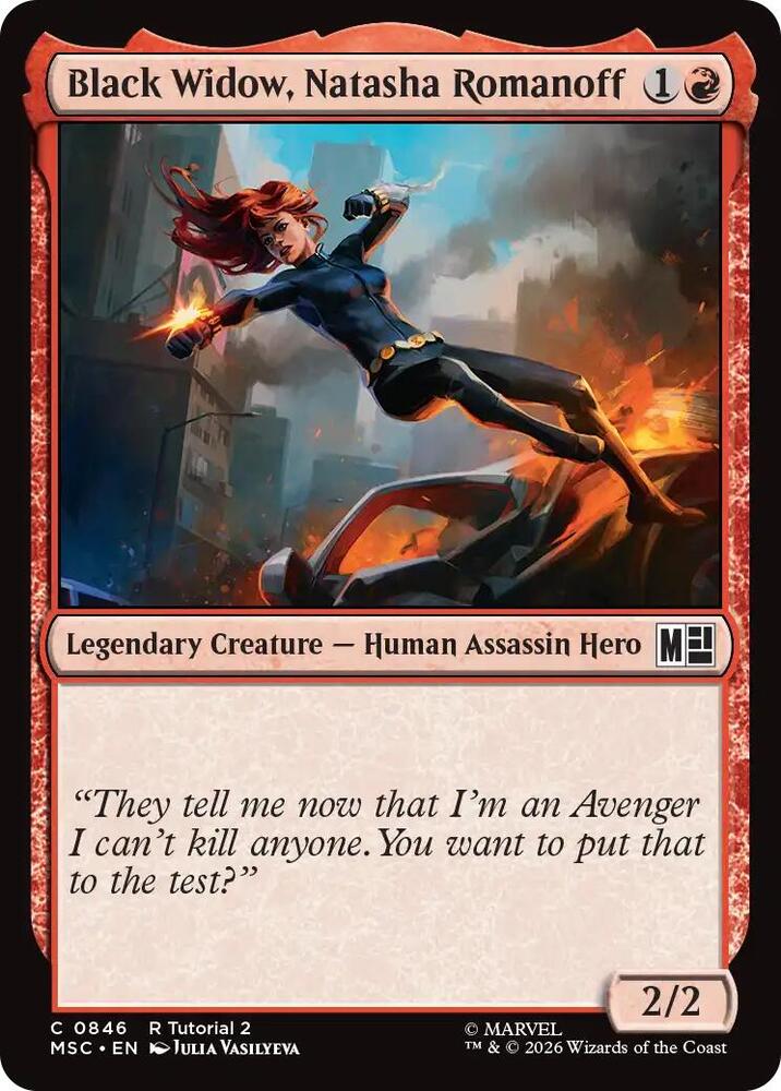 Black Widow, Natasha Romanoff 846 (Commander: Marvel Super Heroes)  | Good Games Modbury