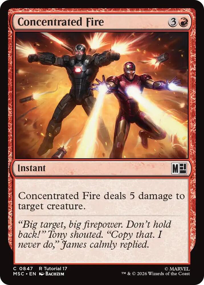 Concentrated Fire 847 (Commander: Marvel Super Heroes)  | Good Games Modbury