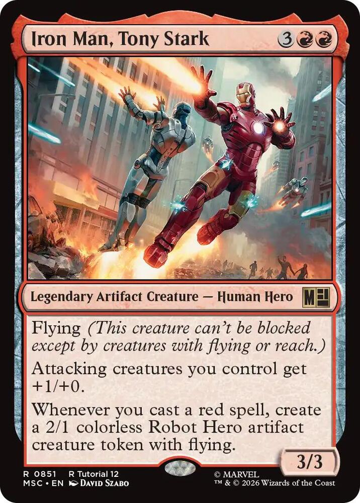 Iron Man, Tony Stark 851 (Commander: Marvel Super Heroes)  | Good Games Modbury