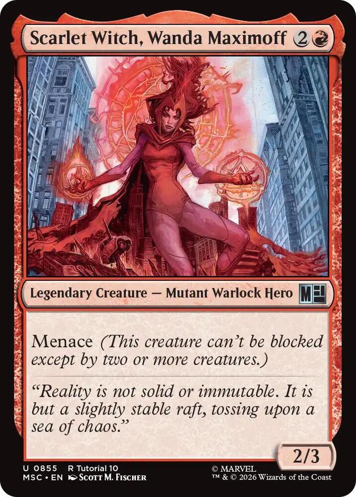 Scarlet-Witch, Wanda Maximoff 855 (Commander: Marvel Super Heroes)  | Good Games Modbury