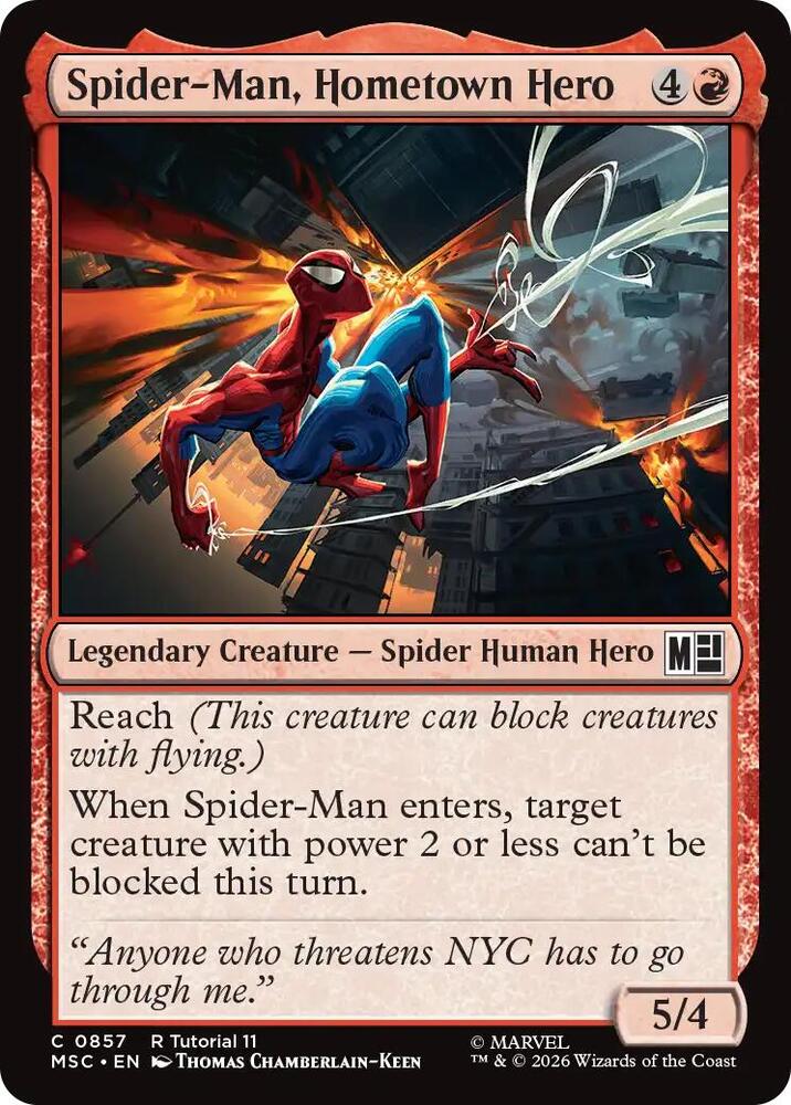 Spider-Man, Hometown Hero 857 (Commander: Marvel Super Heroes)  | Good Games Modbury