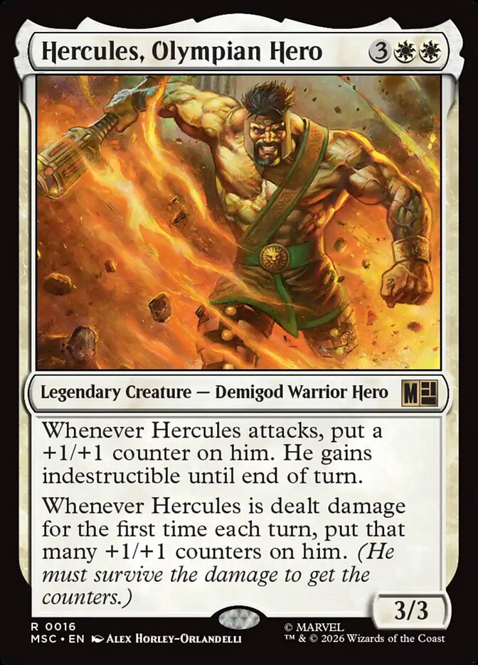 Hercules, Olympian Hero 16 (Commander: Marvel Super Heroes)  | Good Games Modbury