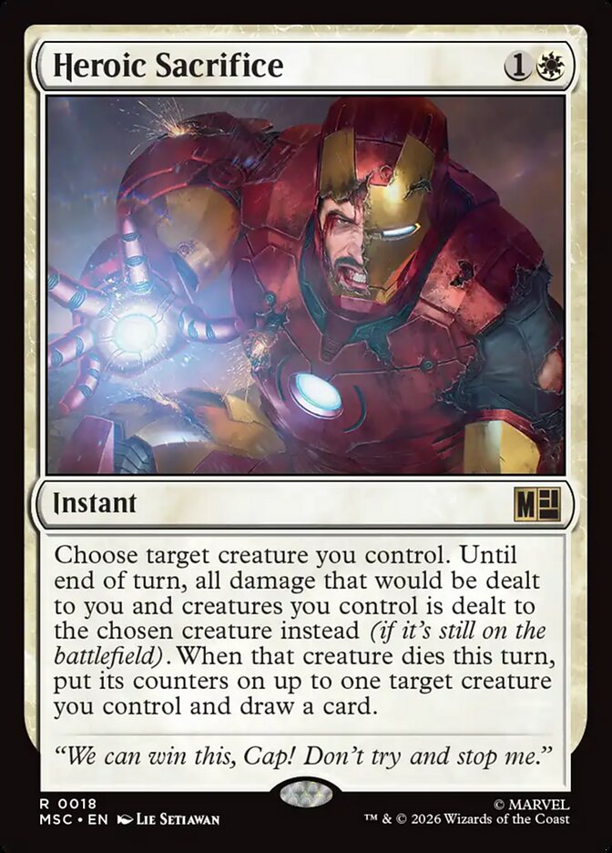 Heroic Sacrifice (Dupe) 18 (Commander: Marvel Super Heroes)  | Good Games Modbury