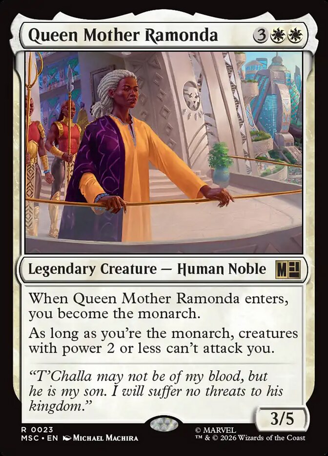 Queen Mother Ramonda 23 (Commander: Marvel Super Heroes)  | Good Games Modbury
