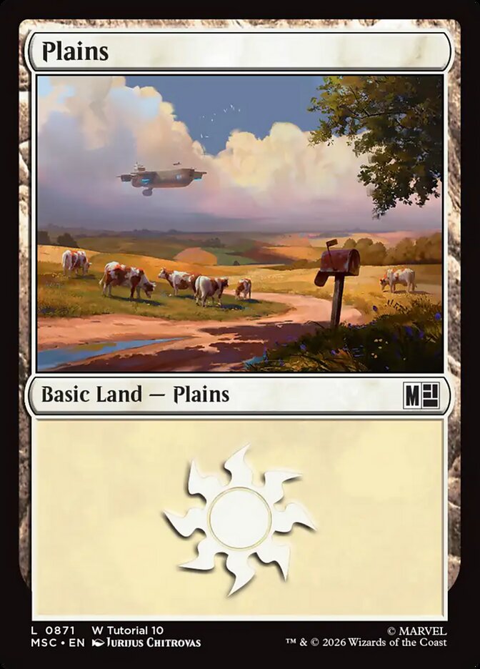 Plains 871 (Commander: Marvel Super Heroes)  | Good Games Modbury