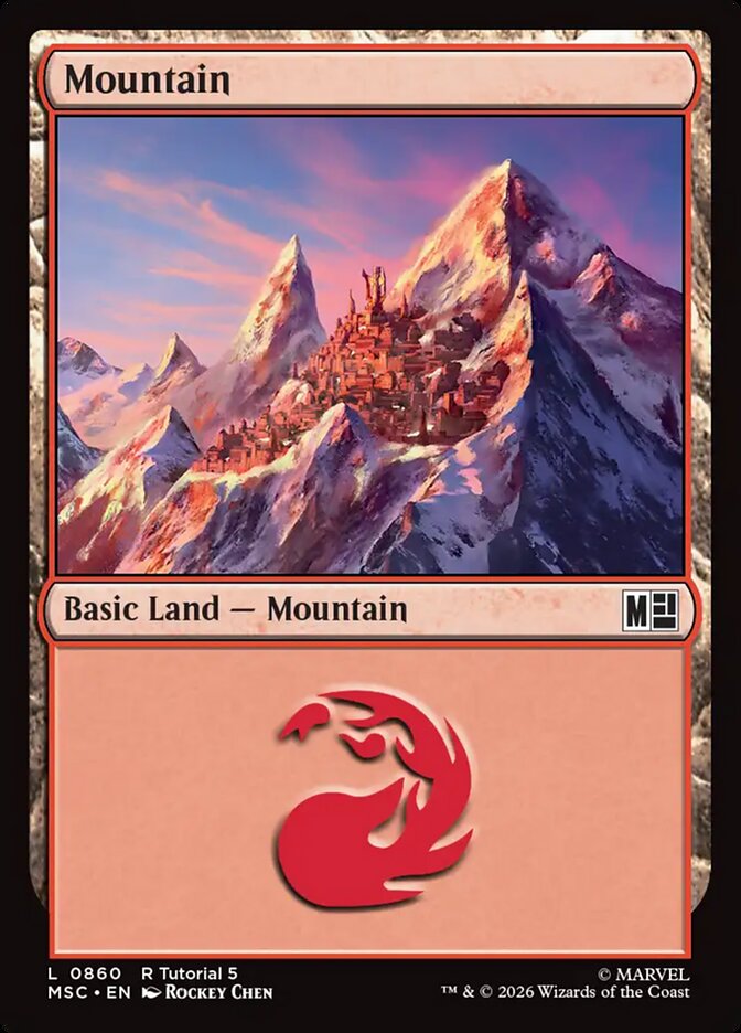 Mountain 860 (Commander: Marvel Super Heroes)  | Good Games Modbury