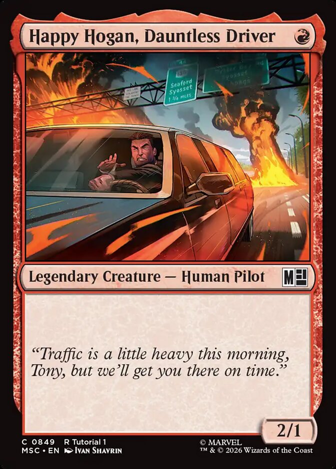 Happy Hogan, Dauntless Driver 849 (Commander: Marvel Super Heroes)  | Good Games Modbury