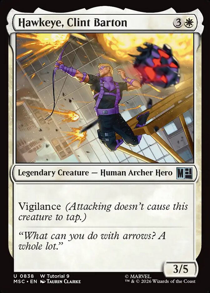 Hawkeye, Clint Barton 838 (Commander: Marvel Super Heroes)  | Good Games Modbury
