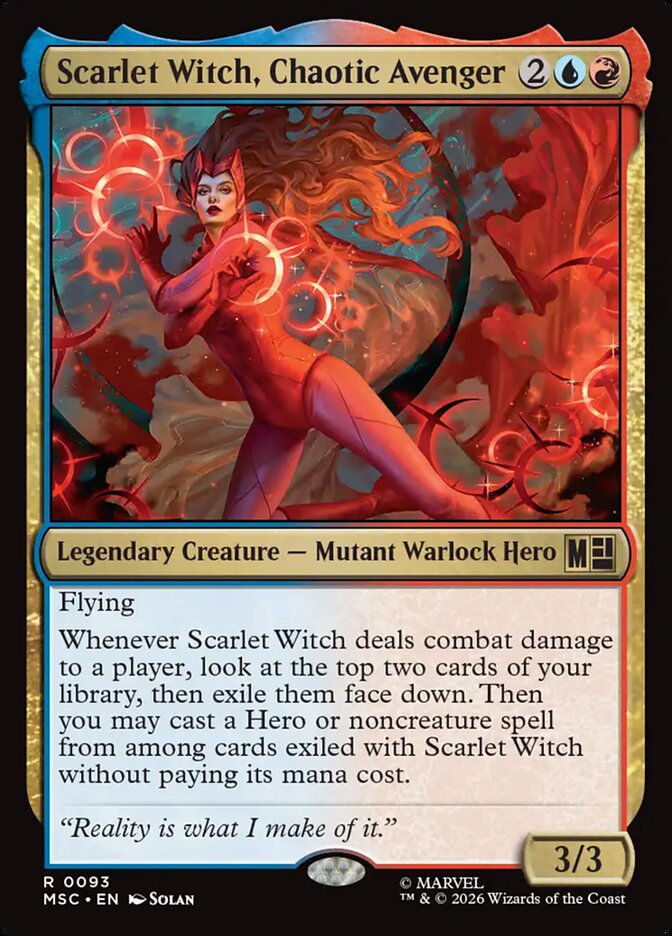 Scarlet Witch, Chaotic Avenger 93 (Commander: Marvel Super Heroes)  | Good Games Modbury