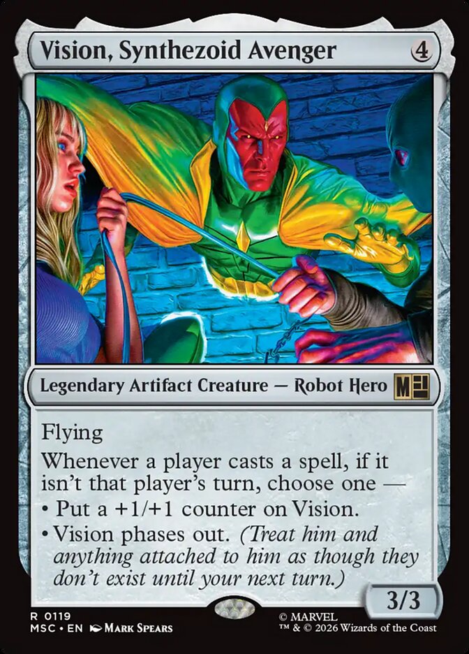 Vision, Synthezoid Avenger 119 (Commander: Marvel Super Heroes)  | Good Games Modbury