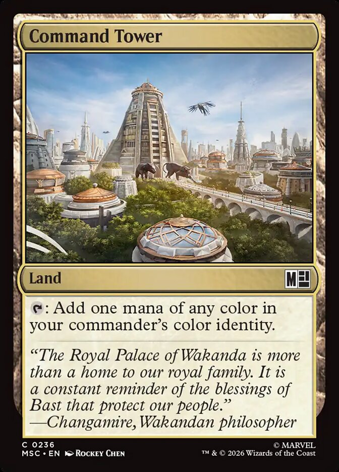 Command Tower 236 (Commander: Marvel Super Heroes)  | Good Games Modbury