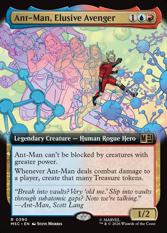 Ant Man Elusive Avenger Extended Art 390 (Commander: Marvel Super Heroes)  - Extended Art | Good Games Modbury