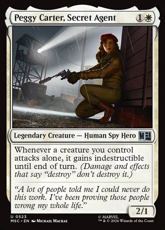 Peggy Carter, Secret Agent 523 (Commander: Marvel Super Heroes)  | Good Games Modbury