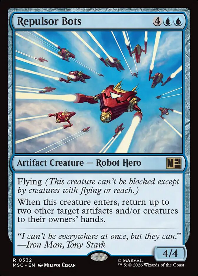 Repulsor Bots 532 (Commander: Marvel Super Heroes)  | Good Games Modbury