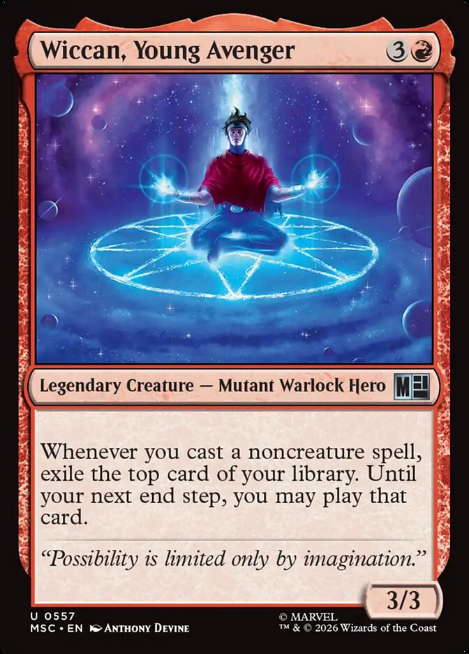 Wiccan, Young Avenger 557 (Commander: Marvel Super Heroes)  | Good Games Modbury