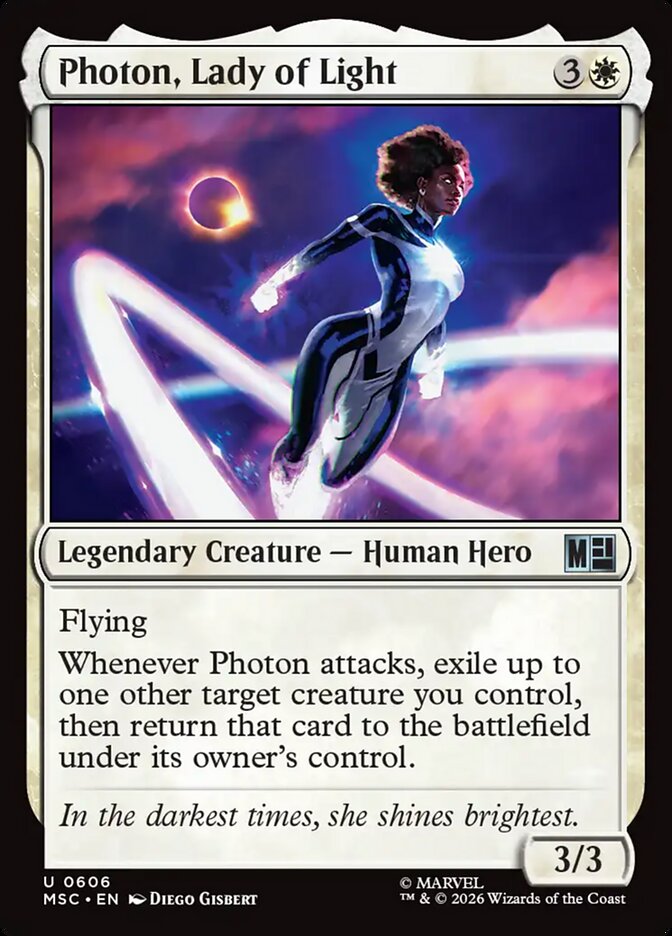 Photon, Lady of Light 606 (Commander: Marvel Super Heroes)  | Good Games Modbury