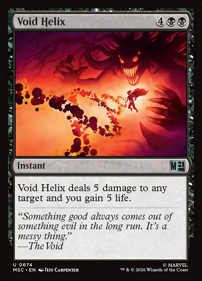Void Helix 674 (Commander: Marvel Super Heroes)  - Foil | Good Games Modbury