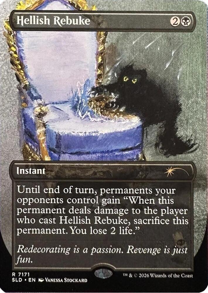 Hellish Rebuke 7171 (Secret Lair Drop Series)  - Foil | Good Games Modbury