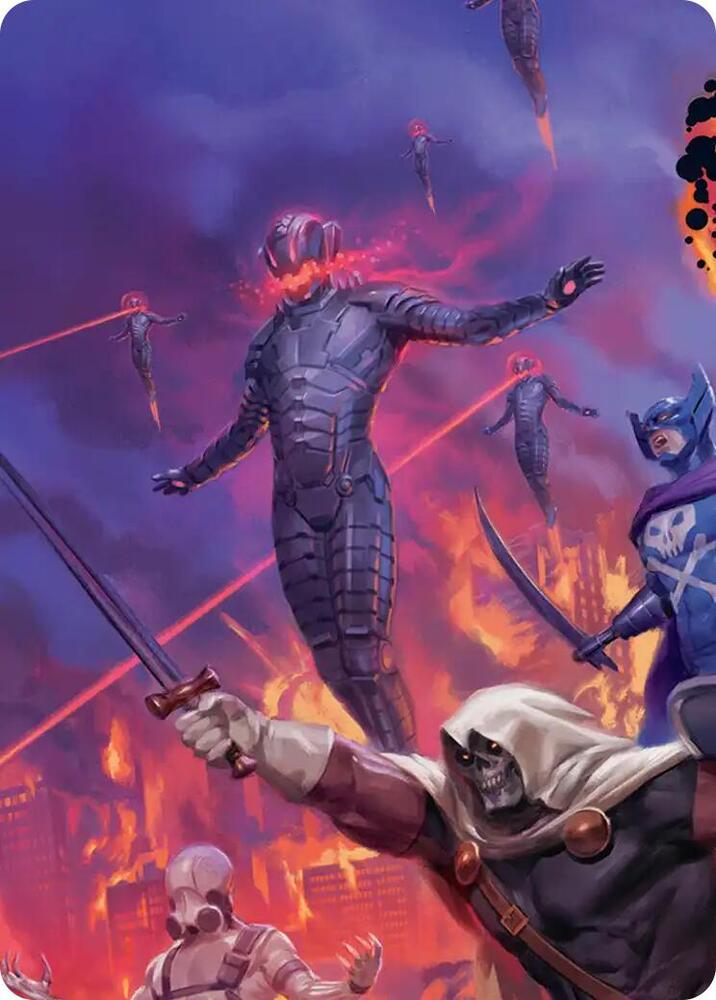 Ultron Machine Overlord Art Card 7 (Art Series: Marvel Super Heroes)  | Good Games Modbury
