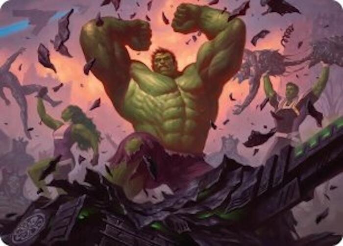 HULK SMASH Art Card 10 (Art Series: Marvel Super Heroes)  | Good Games Modbury