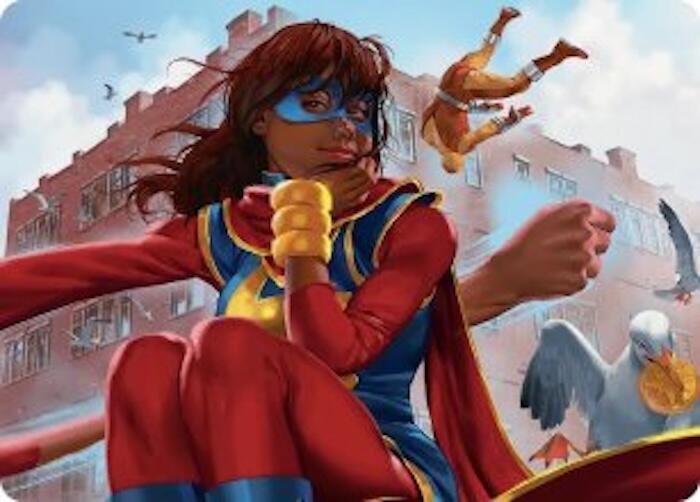 Ms Marvel Kamala Khan Art Card 5 (Art Series: Marvel Super Heroes)  | Good Games Modbury
