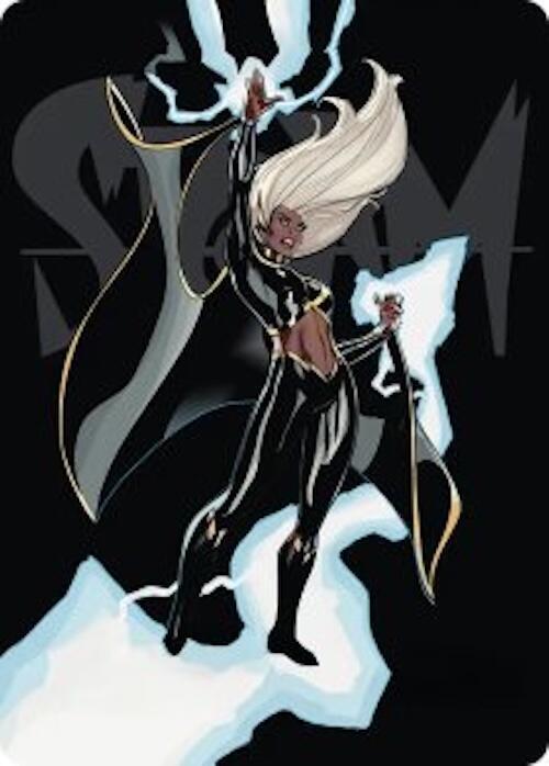 Storm Windrider Art Card 30 (Art Series: Marvel Super Heroes)  | Good Games Modbury