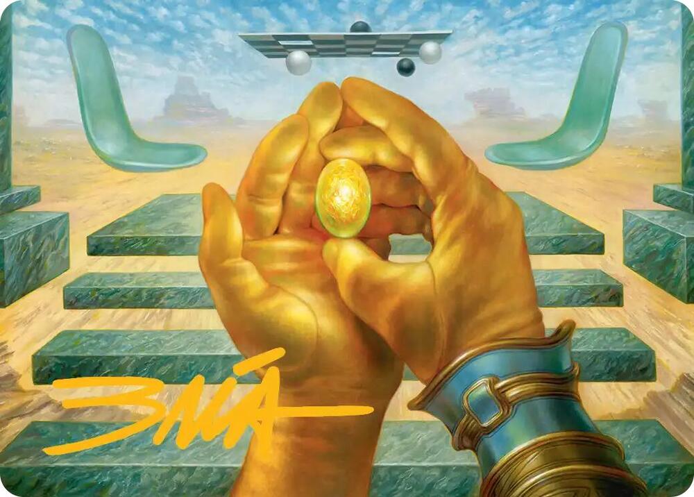 The Mind Stone Art Card Gold Stamped Signature 3 (Art Series: Marvel Super Heroes)  | Good Games Modbury