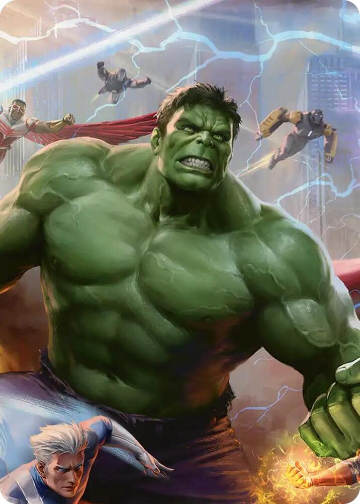 Hulk Always Angry Art Card 2 (Art Series: Marvel Super Heroes)  | Good Games Modbury