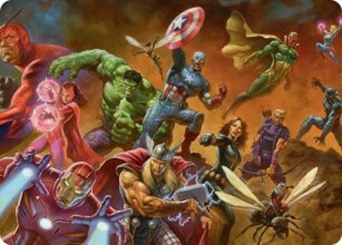 Avengers Assemble Art Card 1 (Art Series: Marvel Super Heroes)  | Good Games Modbury