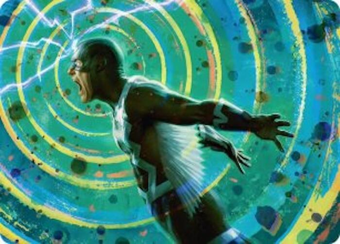 Black Bolt Inhuman King Art Card 35 (Art Series: Marvel Super Heroes)  | Good Games Modbury