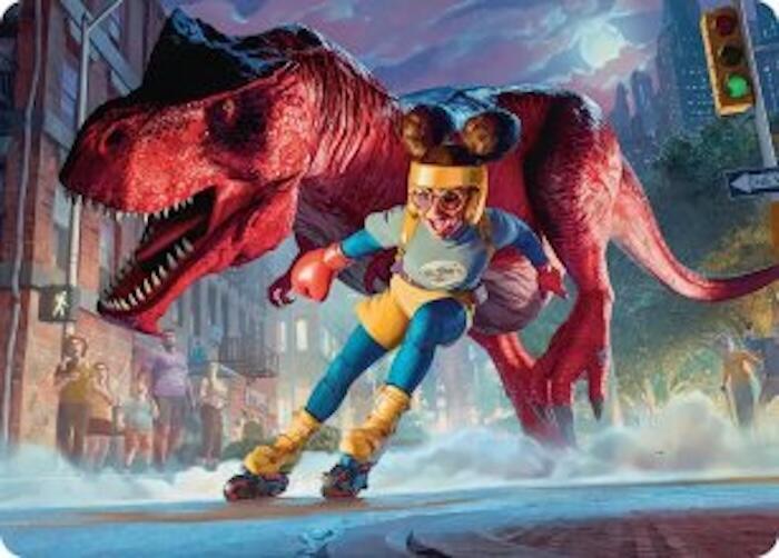 Moon Girl and Devil Dinosaur Art Card 14 (Art Series: Marvel Super Heroes)  | Good Games Modbury