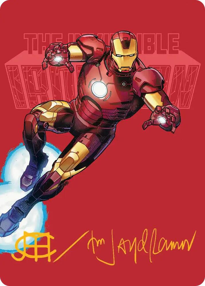 The Invincible Iron Man Art Card Gold Stamped Signature 29 (Art Series: Marvel Super Heroes)  | Good Games Modbury