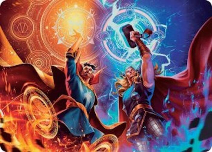 We Say Thee Nay Art Card 7 (Art Series: Marvel Super Heroes)  | Good Games Modbury