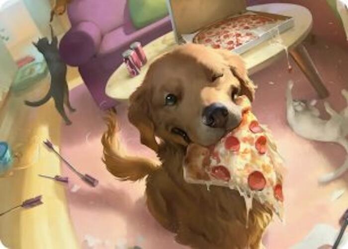 Lucky the Pizza Dog Art Card 44 (Art Series: Marvel Super Heroes)  | Good Games Modbury