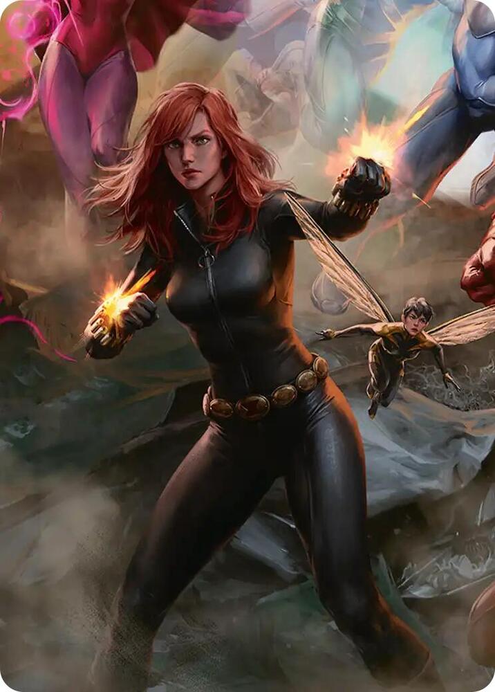 Black Widow Intel Expert Art Card 4 (Art Series: Marvel Super Heroes)  | Good Games Modbury