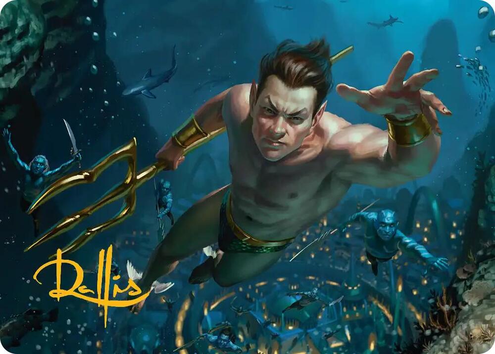 Namor the Sub Mariner Art Card Gold Stamped Signature 6 (Art Series: Marvel Super Heroes)  | Good Games Modbury