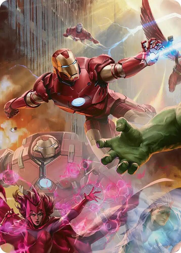 Iron Man Futurist Paragon Art Card 1 (Art Series: Marvel Super Heroes)  | Good Games Modbury