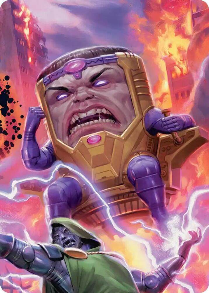 MODOK Evil Intellect Art Card 9 (Art Series: Marvel Super Heroes)  | Good Games Modbury