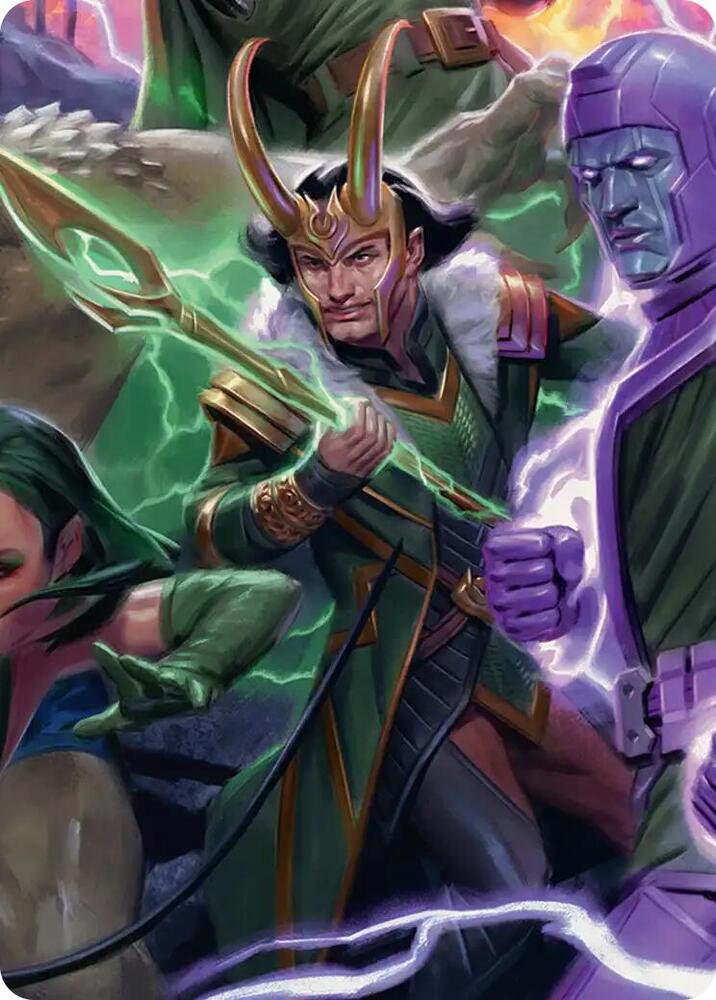 Loki God of Lies Art Card 12 (Art Series: Marvel Super Heroes)  | Good Games Modbury