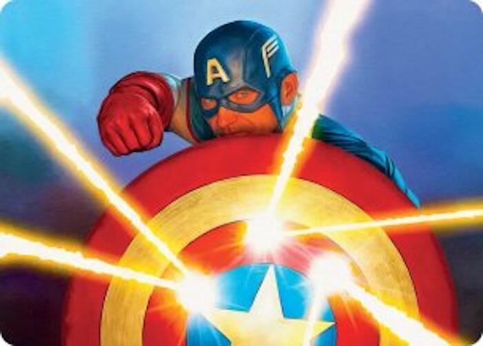 Captains Defense Art Card 41 (Art Series: Marvel Super Heroes)  | Good Games Modbury