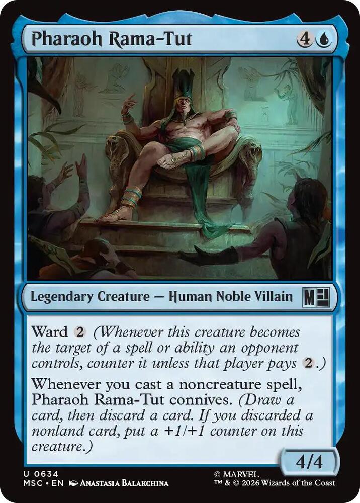 Pharaoh Rama Tut 634 (Commander: Marvel Super Heroes)  | Good Games Modbury