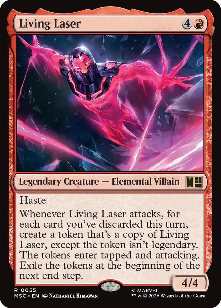 Living Laser 55 (Commander: Marvel Super Heroes)  | Good Games Modbury