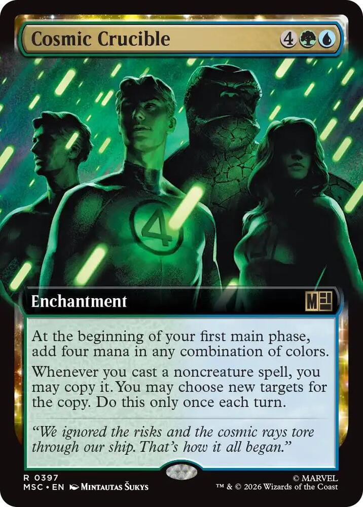 Cosmic Crucible Extended Art 397 (Commander: Marvel Super Heroes)  - Foil | Good Games Modbury
