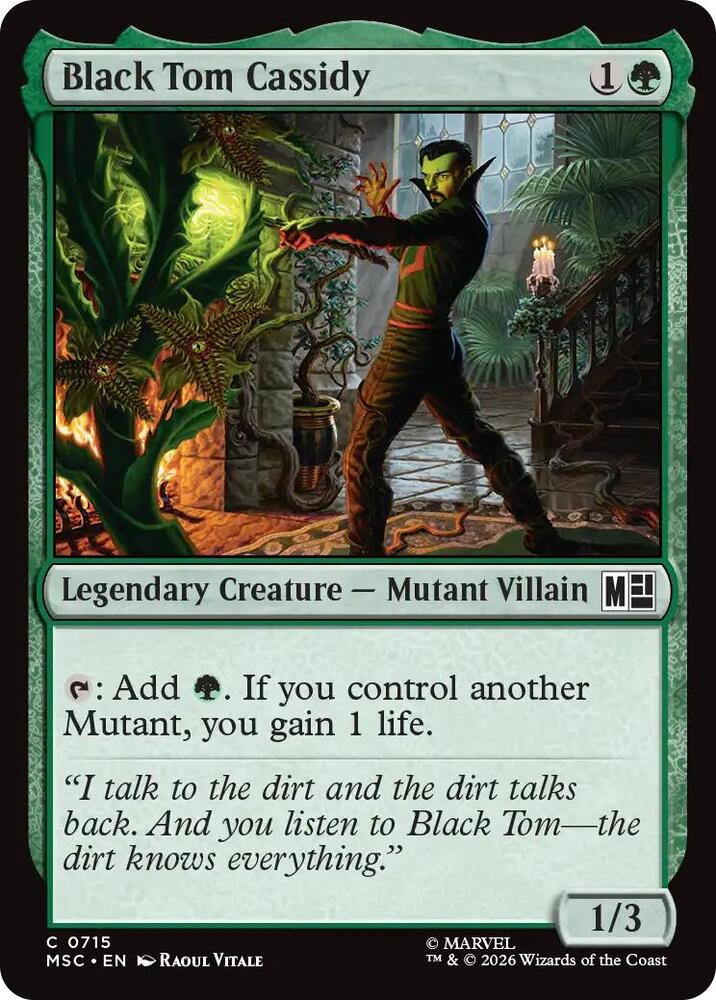Black Tom Cassidy 715 (Commander: Marvel Super Heroes)  | Good Games Modbury