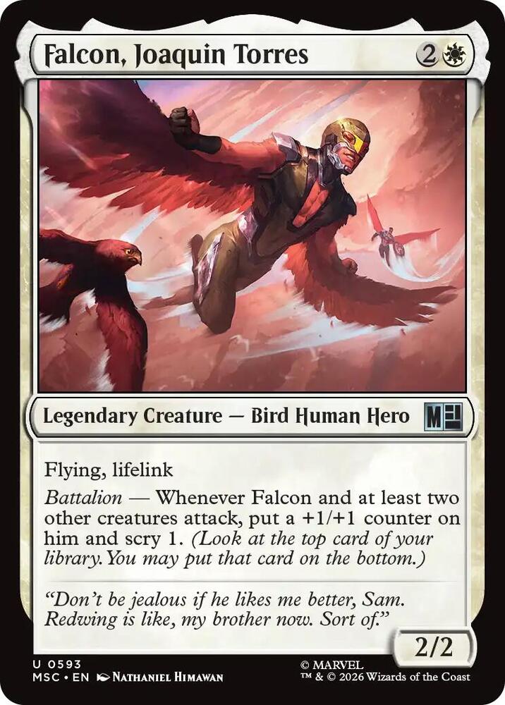 Falcon, Joaquin Torres 593 (Commander: Marvel Super Heroes)  | Good Games Modbury