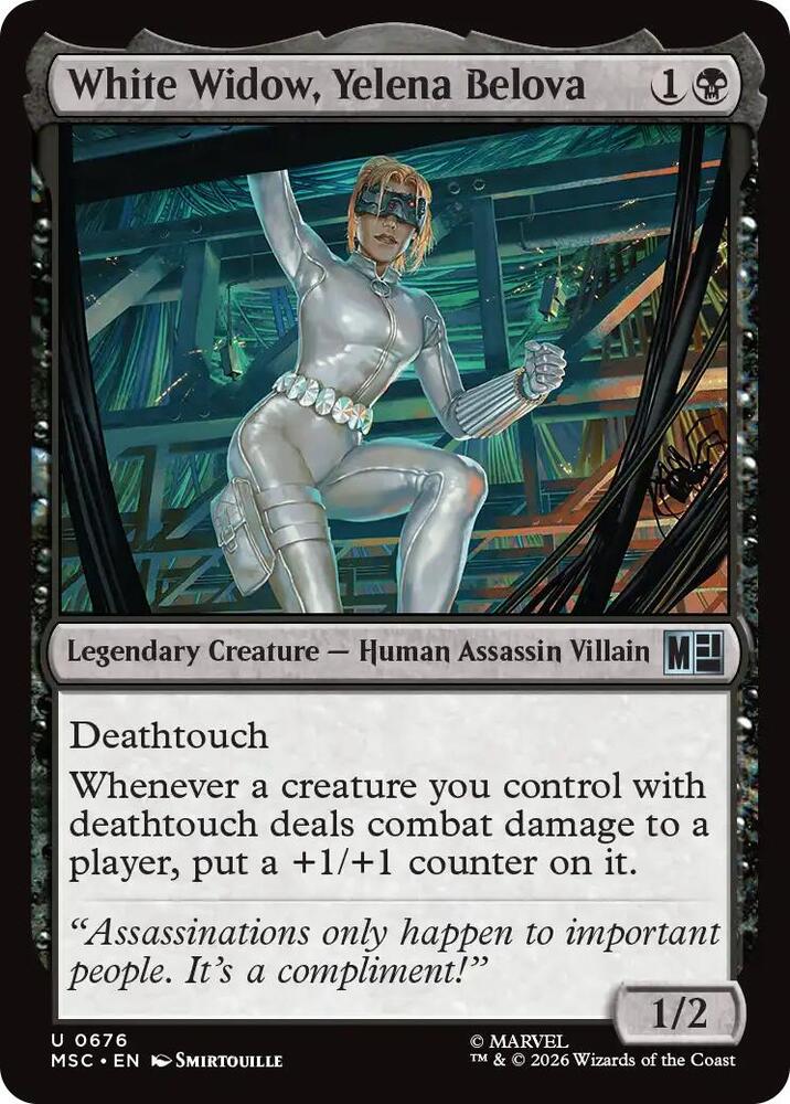 White Widow Yelena Belova 676 (Commander: Marvel Super Heroes)  | Good Games Modbury