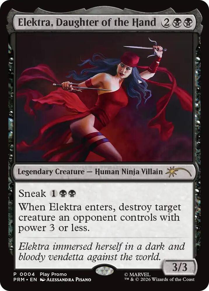 Elektra, Daughter of the Hand 4 (Standard Showdown Promos)  | Good Games Modbury